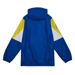 Mitchell & Ness Jackets & Outerwear-Throw It Back Full Zip Windbreaker Golden State Warriors