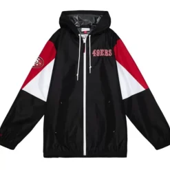 Mitchell & Ness Jackets & Outerwear-Throw It Back Full Zip Windbreaker San Francisco 49Ers