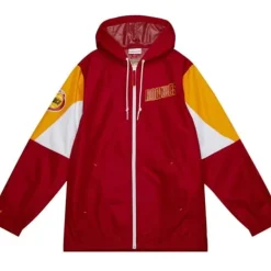 Mitchell & Ness Jackets & Outerwear-Throw It Back Full Zip Windbreaker Houston Rockets