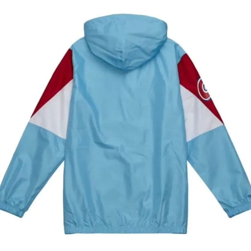 Mitchell & Ness Jackets & Outerwear-Throw It Back Full Zip Windbreaker Atlanta Braves