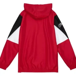 Mitchell & Ness Jackets & Outerwear-Throw It Back Full Zip Windbreaker Chicago Bulls