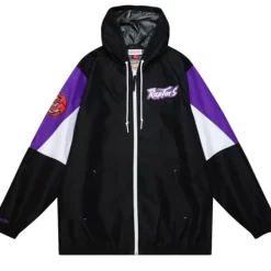 Mitchell & Ness Jackets & Outerwear-Throw It Back Full Zip Windbreaker Toronto Raptors