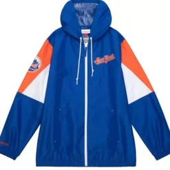 Mitchell & Ness Jackets & Outerwear-Throw It Back Full Zip Windbreaker New York Mets