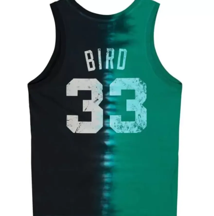 Mitchell & Ness T-Shirts & Tops-Tie Dye Cotton N&N Tank Boston Celtics Larry Bird