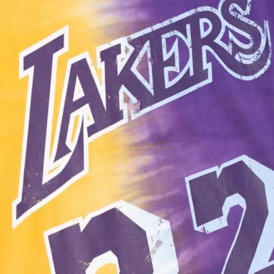 Mitchell & Ness T-Shirts & Tops-Tie Dye Cotton N&N Tank Los Angeles Lakers 1984-85 Magic Johnson