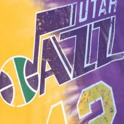 Mitchell & Ness T-Shirts & Tops-Tie Dye Cotton N&N Tank Utah Jazz John Stockton