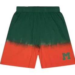 Mitchell & Ness Shorts-Tie Dye Shorts University Of Miami