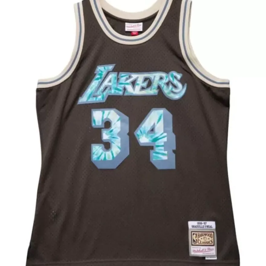 Mitchell & Ness Nba Swingman-Tie Dye Swingman Shaquille O'Neal Los Angeles Lakers 1996 Jersey
