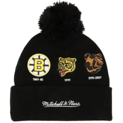Mitchell & Ness Knit-Timeline Knit Boston Bruins