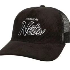 Mitchell & Ness Snapback-Times Up Trucker Brooklyn Nets