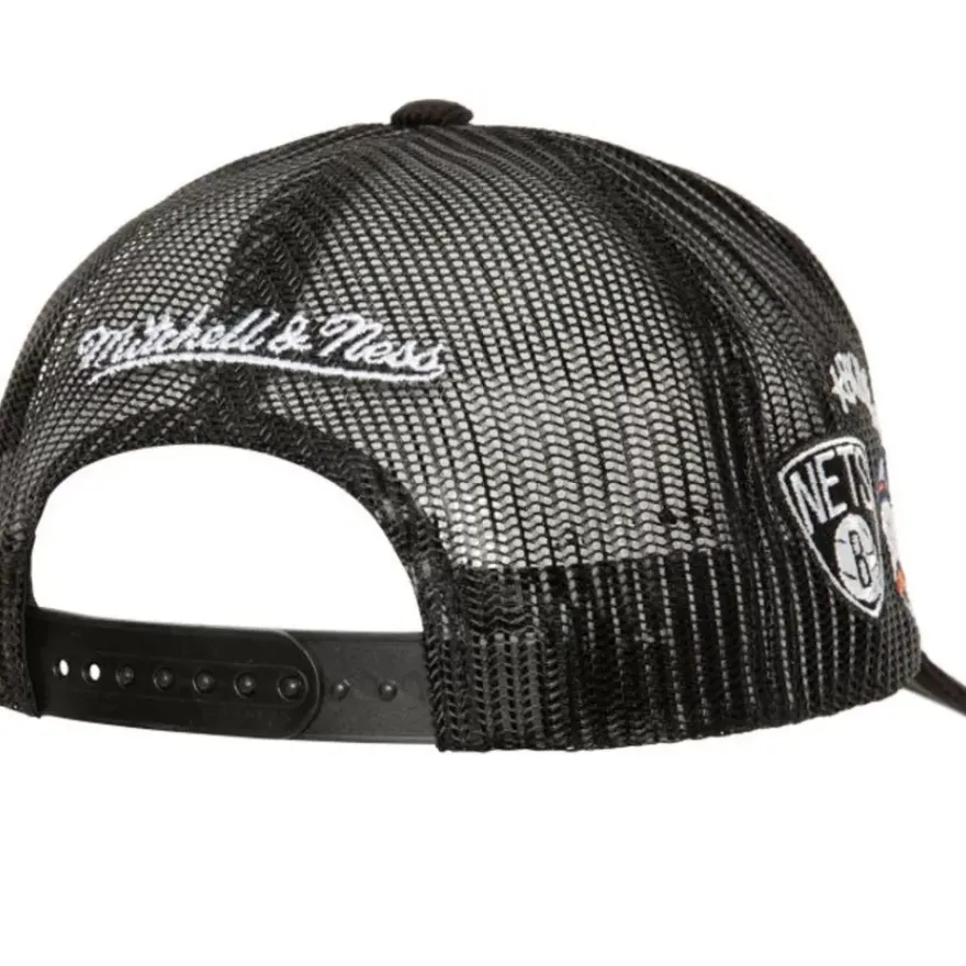 Mitchell & Ness Snapback-Times Up Trucker Brooklyn Nets