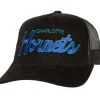 Mitchell & Ness Snapback-Times Up Trucker Hwc Charlotte Hornets