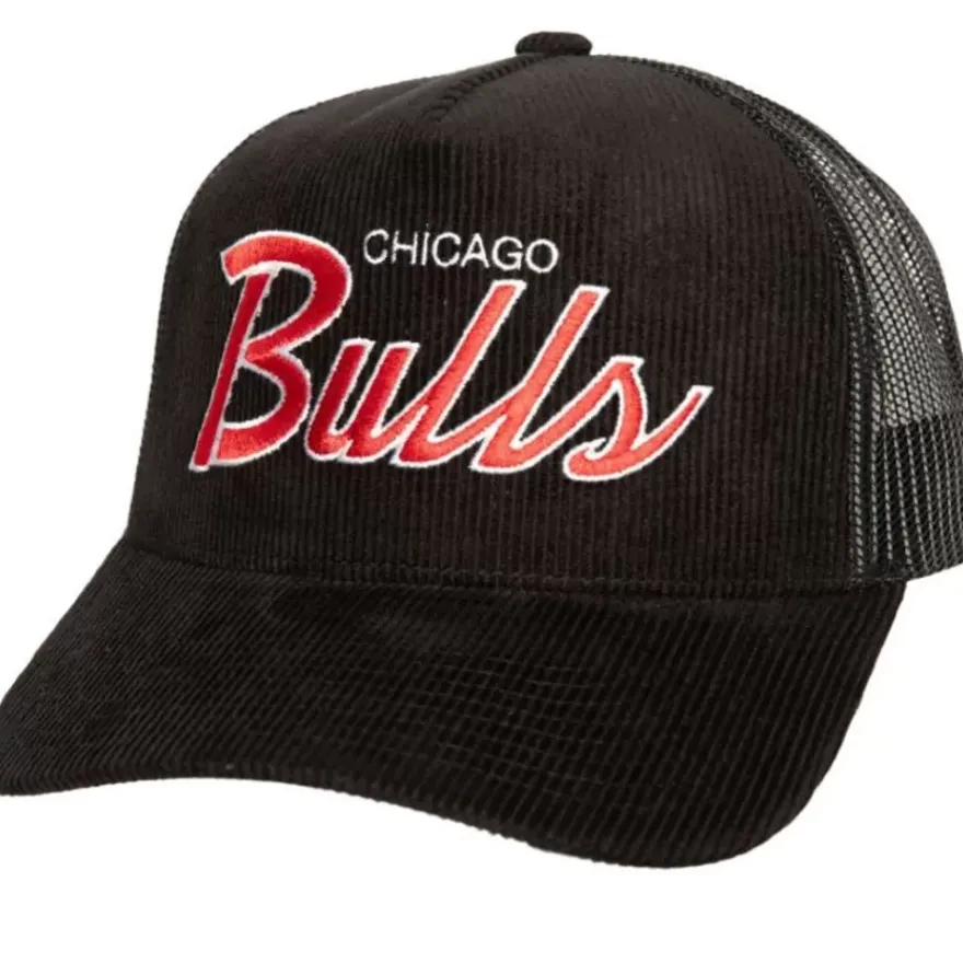 Mitchell & Ness Snapback-Times Up Trucker Hwc Chicago Bulls