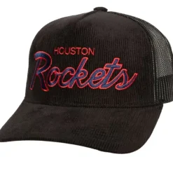 Mitchell & Ness Snapback-Times Up Trucker Hwc Houston Rockets