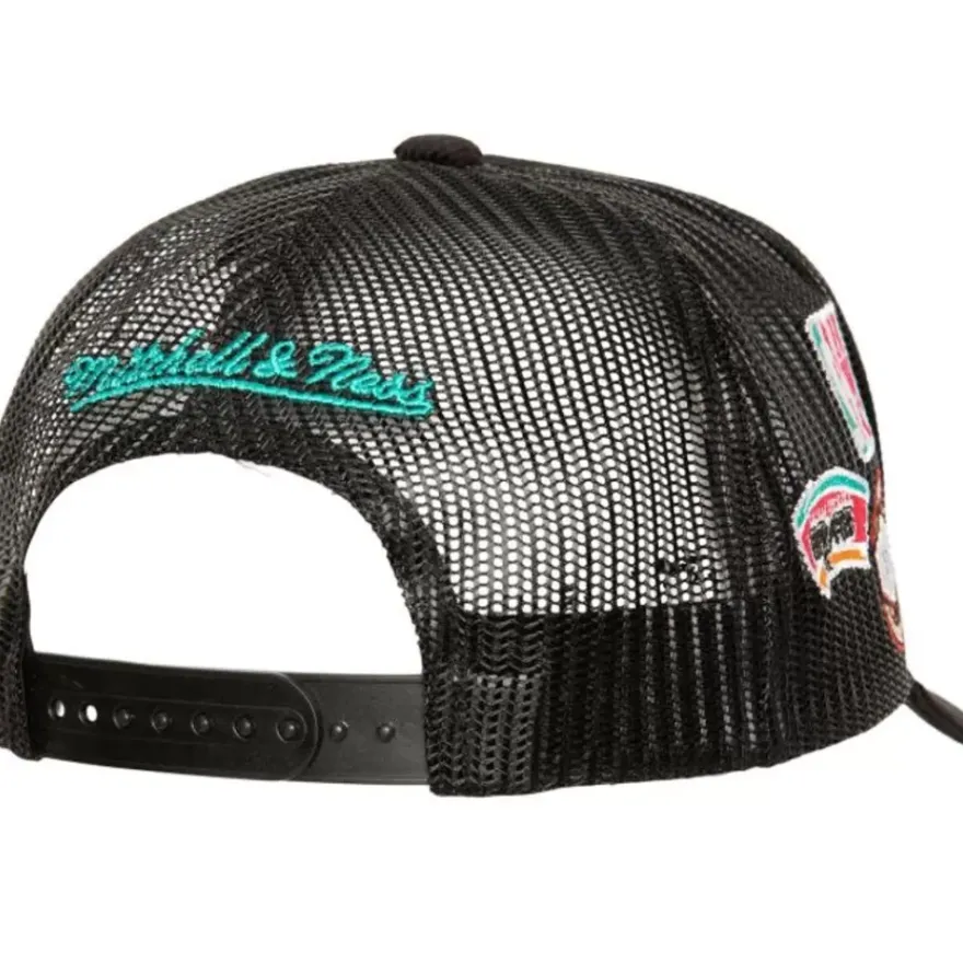 Mitchell & Ness Snapback-Times Up Trucker Hwc San Antonio Spurs