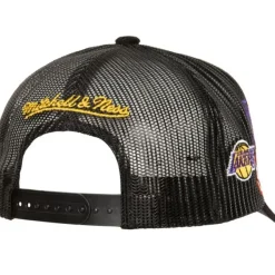 Mitchell & Ness Snapback-Times Up Trucker Los Angeles Lakers