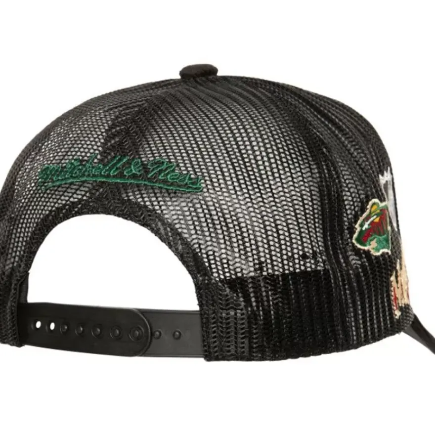 Mitchell & Ness Snapback-Times Up Trucker Minnesota Wild