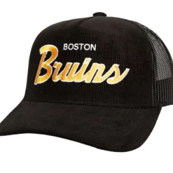 Mitchell & Ness Snapback-Times Up Trucker Vntg Boston Bruins
