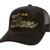 Mitchell & Ness Snapback-Times Up Trucker Vntg St. Louis Blues