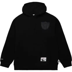 Mitchell & Ness Hoodies & Sweatshirts-Tonal Logo Heavyweight Fleece Oakland Raiders