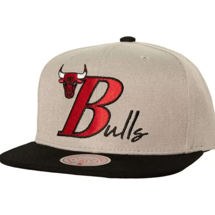 Mitchell & Ness Snapback-Top Letter Snapback Chicago Bulls