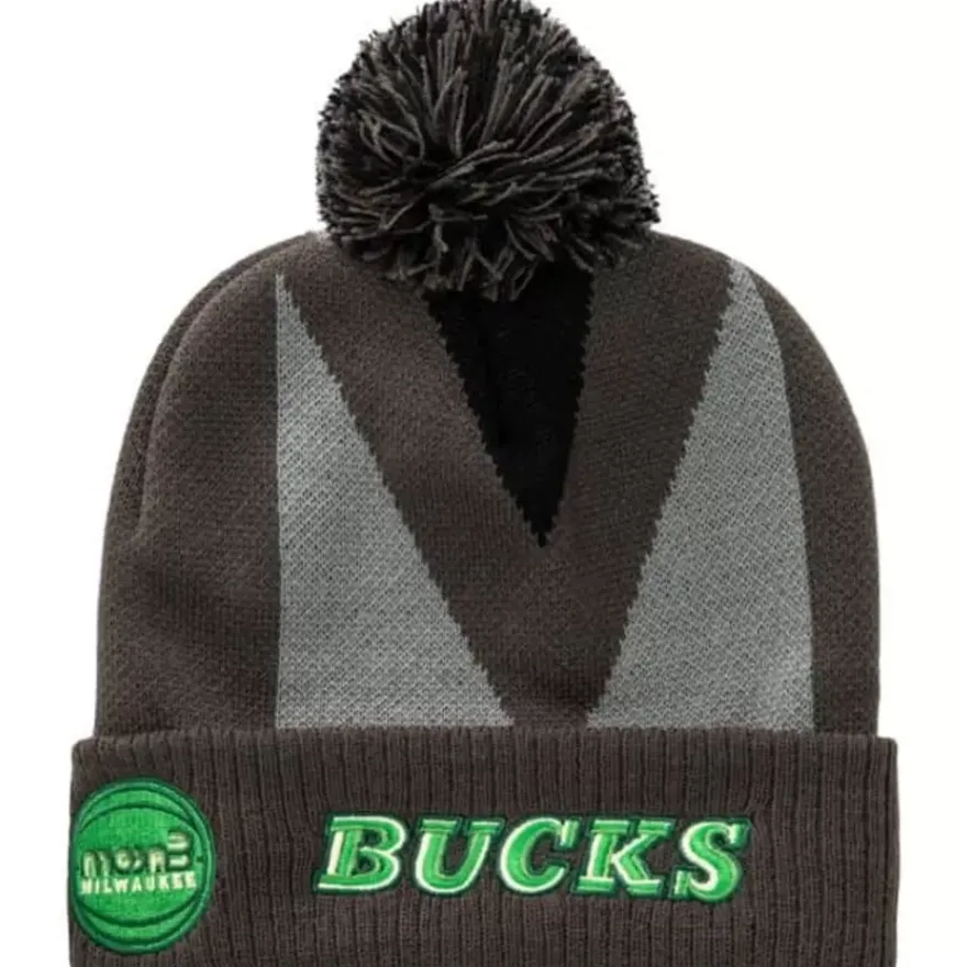 Mitchell & Ness Knit-Towns Moda 1 Beanie Milwaukee Bucks