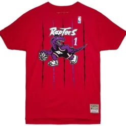 Mitchell & Ness T-Shirts & Tops-Traditional Name & Number Tee Toronto Raptors 1998-99 Tracy Mcgrady