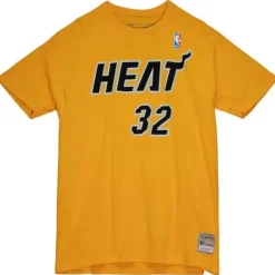 Mitchell & Ness T-Shirts & Tops-Traditional Name & Number Tee Miami Heat 2005-06 Shaquille O'Neal