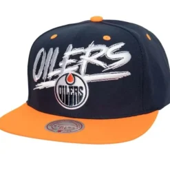 Mitchell & Ness Snapback-Transcript Snapback Vntg Edmonton Oilers