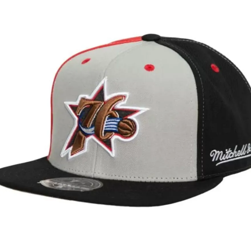 Mitchell & Ness Fitted-Tri Cycle Fitted Hat Philadelphia 76Ers