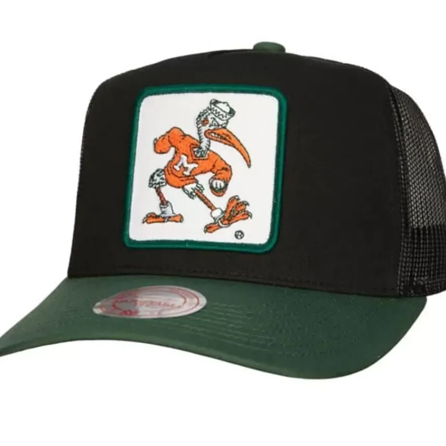 Mitchell & Ness Snapback-Truck It Trucker Snapback University Of Miami