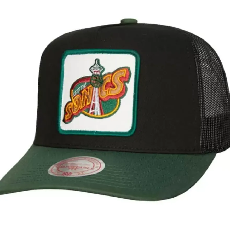 Mitchell & Ness Snapback-Truck It Trucker Snapback Hwc Seattle Supersonics