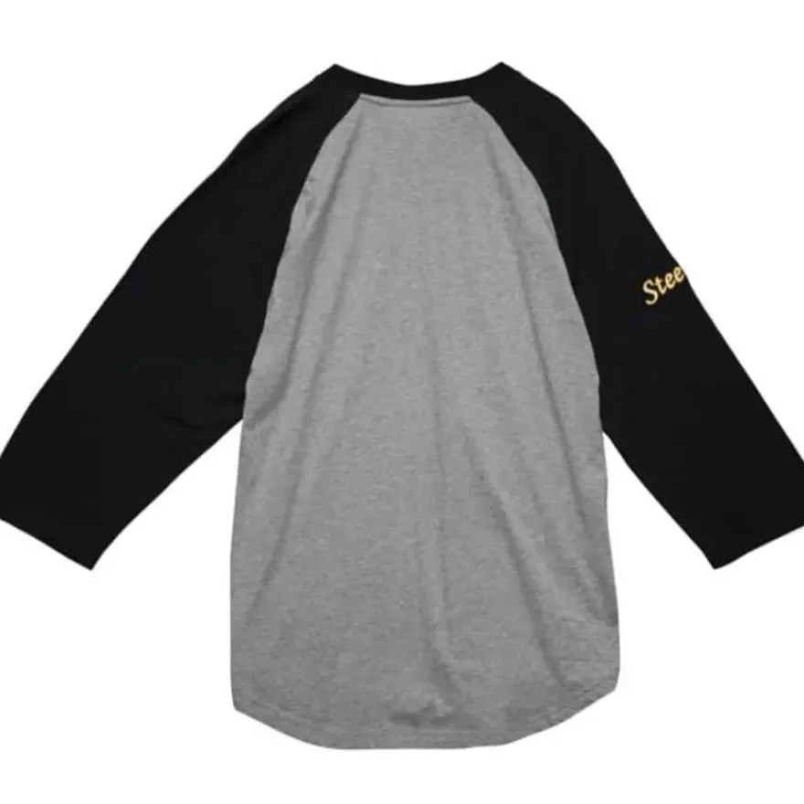 Mitchell & Ness T-Shirts & Tops-Ultimate Play Henley Pittsburgh Steelers