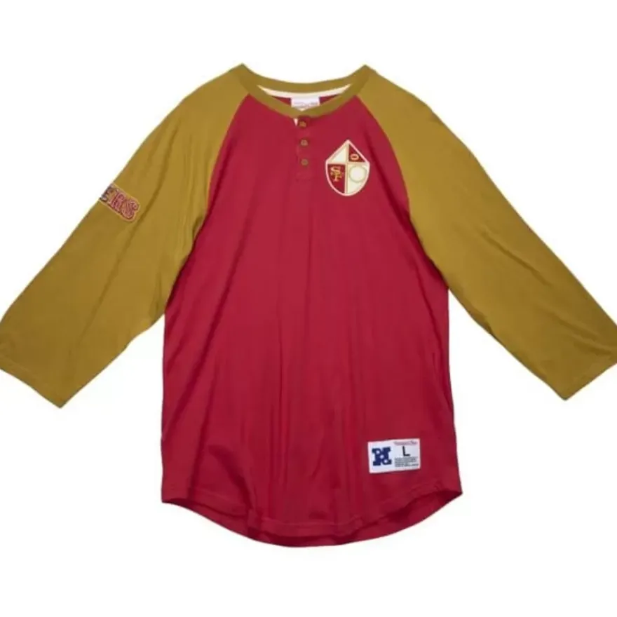 Mitchell & Ness T-Shirts & Tops-Ultimate Play Henley San Francisco 49Ers