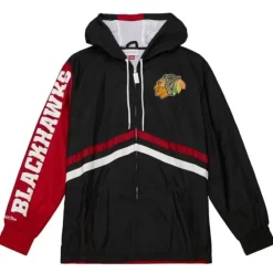 Mitchell & Ness Jackets & Outerwear-Undeniable Full Zip Windbreaker Chicago Blackhawks