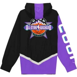 Mitchell & Ness Jackets & Outerwear-Undeniable Full Zip Windbreaker Utah Jazz 1993