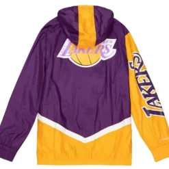 Mitchell & Ness Jackets & Outerwear-Undeniable Full Zip Windbreaker Los Angeles Lakers