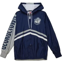 Mitchell & Ness Jackets & Outerwear-Undeniable Full Zip Windbreaker Georgetown University