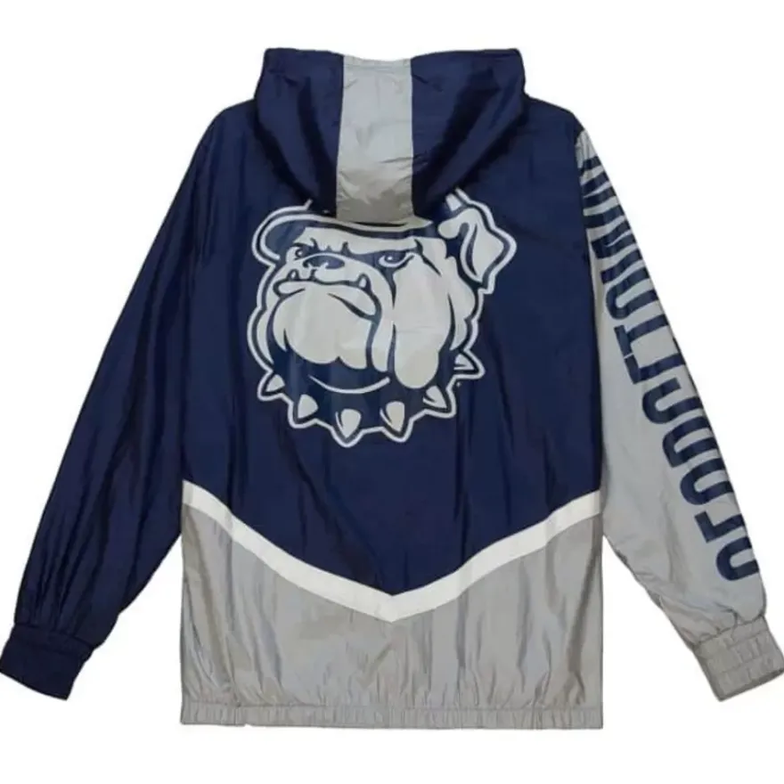 Mitchell & Ness Jackets & Outerwear-Undeniable Full Zip Windbreaker Georgetown University