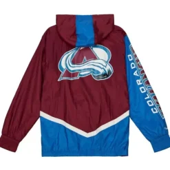 Mitchell & Ness Jackets & Outerwear-Undeniable Full Zip Windbreaker Colorado Avalanche