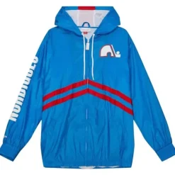 Mitchell & Ness Jackets & Outerwear-Undeniable Full Zip Windbreaker Quebec Nordiques