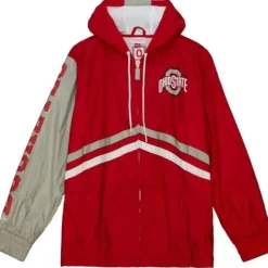 Mitchell & Ness Jackets & Outerwear-Undeniable Full Zip Windbreaker Ohio State