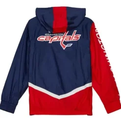 Mitchell & Ness Jackets & Outerwear-Undeniable Full Zip Windbreaker Washington Capitals