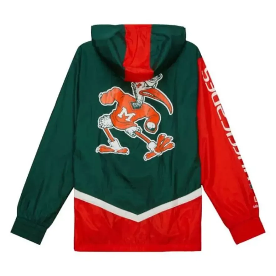 Mitchell & Ness Jackets & Outerwear-Undeniable Full Zip Windbreaker University Of Miami