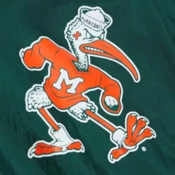 Mitchell & Ness Jackets & Outerwear-Undeniable Full Zip Windbreaker University Of Miami