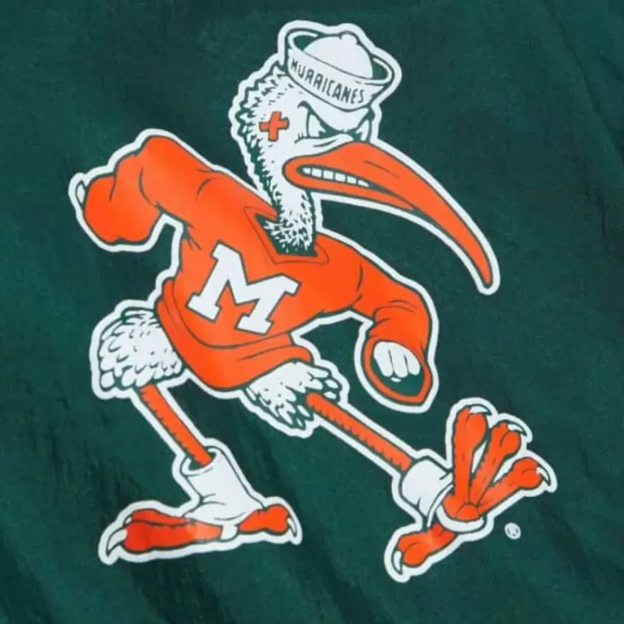 Mitchell & Ness Jackets & Outerwear-Undeniable Full Zip Windbreaker University Of Miami