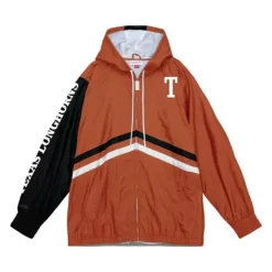 Mitchell & Ness Jackets & Outerwear-Undeniable Full Zip Windbreaker University Of Texas At Austin