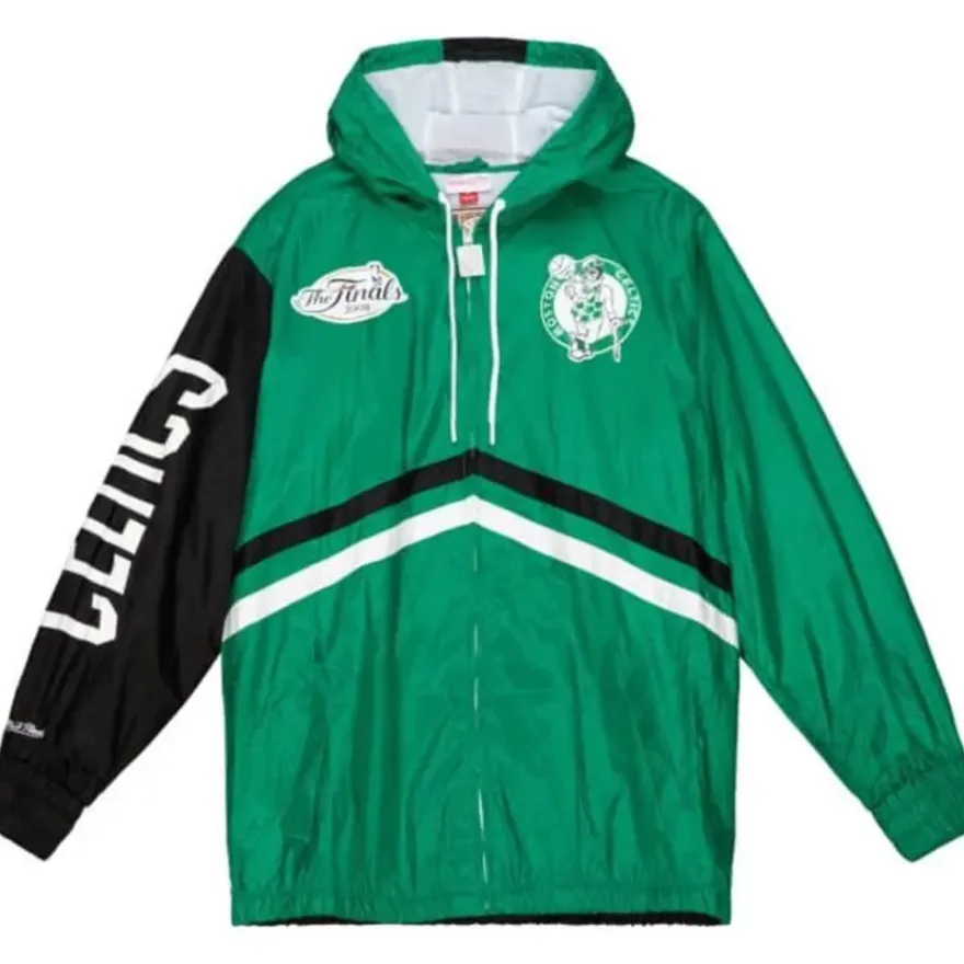 Mitchell & Ness Jackets & Outerwear-Undeniable Full Zip Windbreaker Boston Celtics