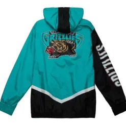 Mitchell & Ness Jackets & Outerwear-Undeniable Full Zip Windbreaker Vancouver Grizzlies