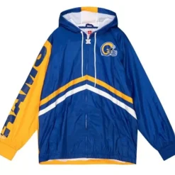 Mitchell & Ness Jackets & Outerwear-Undeniable Full Zip Windbreaker Los Angeles Rams